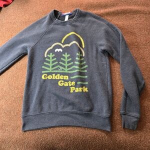 Vintage Culk Sweatshirt Golden Gate Park San Francisco CA Has Paint & Pilling XS